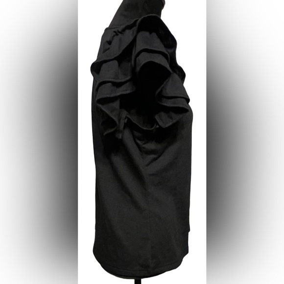 Ladies tiered ruffle sleeve shirt - Picture 2 of 6